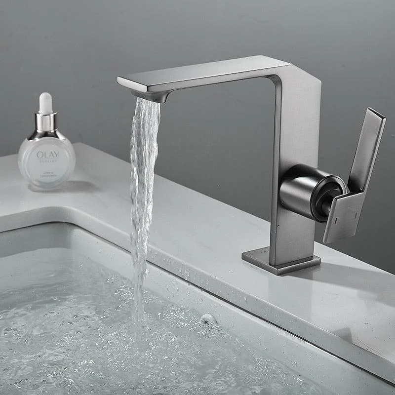 Modern Single Lever Handle Bathroom Tap -Bathlova