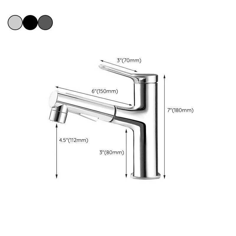 Modern Sink Tap Pure Color Basin Lavatory Tap for Bathroom -Bathlova