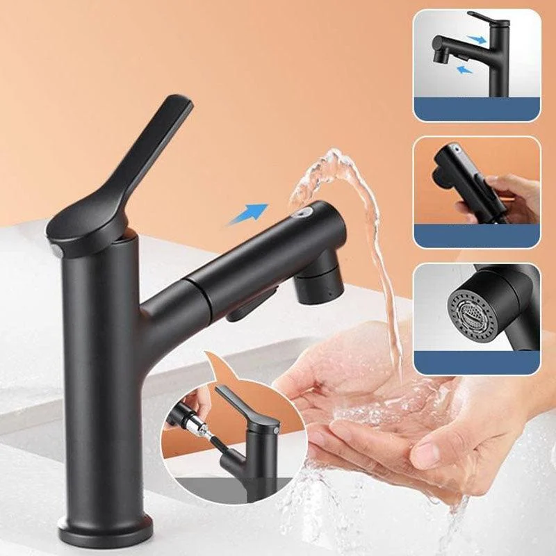 Modern Sink Tap Pure Color Basin Lavatory Tap for Bathroom -Bathlova