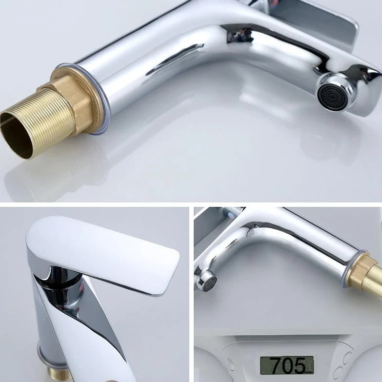 Modern Sink Tap Solid Color Brass Basin Lavatory Tap for Bathroom -Bathlova