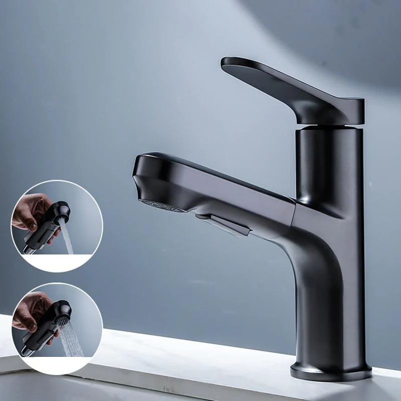 Modern Sink Tap Solid Color Copper Centerset Lavatory Tap for Bathroom -Bathlova