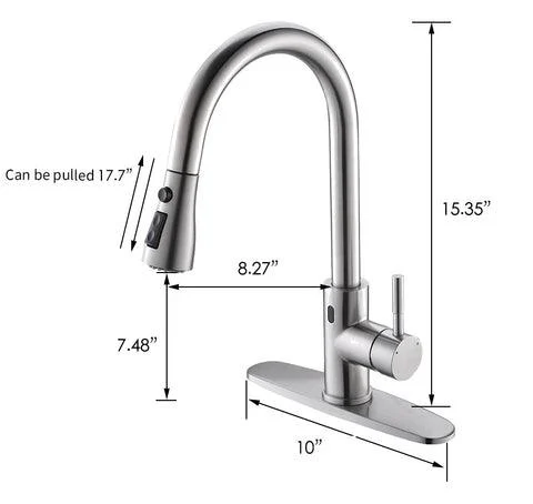 Modern Smart Sensor Touchless Kitchen Tap -Bathlova