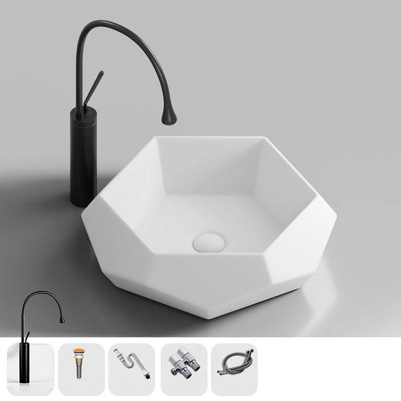 Modern Specialty Wash Stand Porcelain Vessel Lavatory Sink for Home -Bathlova