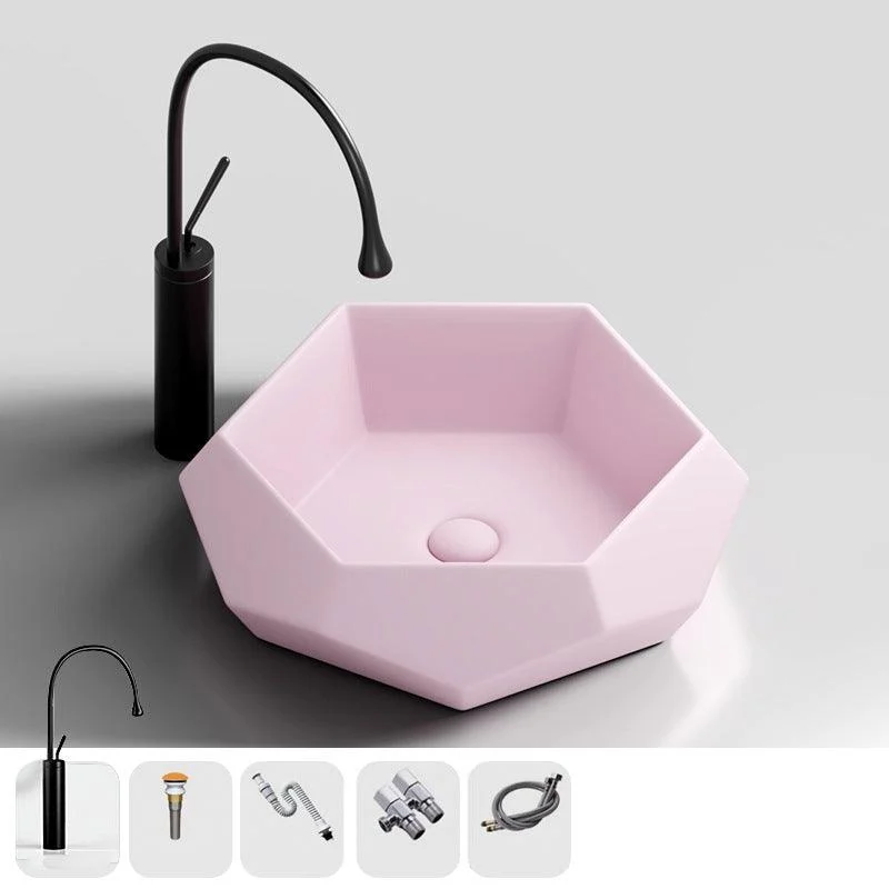 Modern Specialty Wash Stand Porcelain Vessel Lavatory Sink for Home -Bathlova