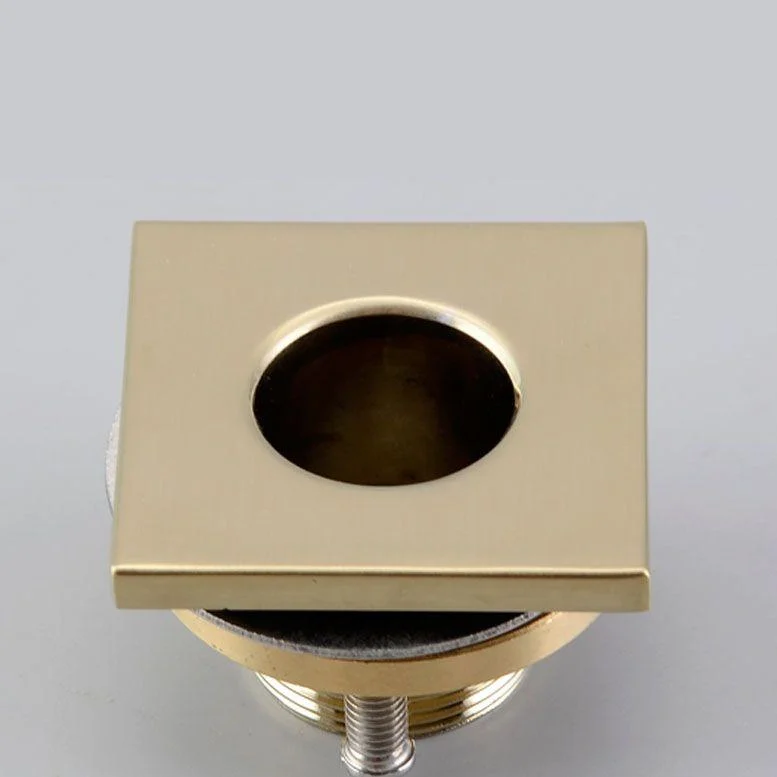 Modern Square Brass Tub Tap with 2 Handles Deck Mount Bathroom Tap -Bathlova