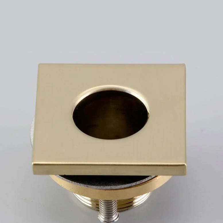 Modern Square Brass Tub Tap with 2 Handles Deck Mount Bathroom Tap -Bathlova