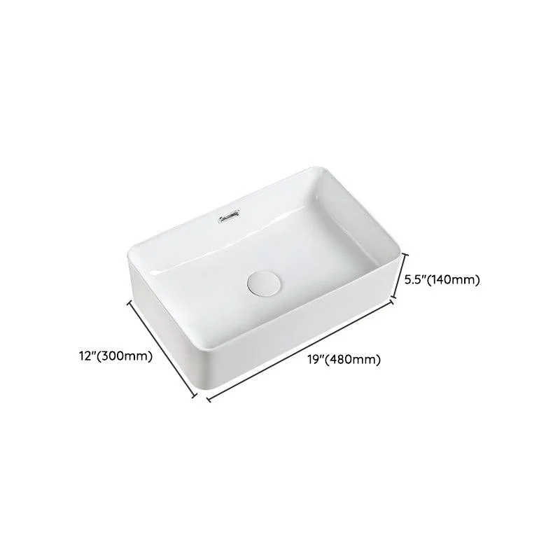 Modern Square Wash Stand Ceramic Metal Undermount Bathroom Sink -Bathlova