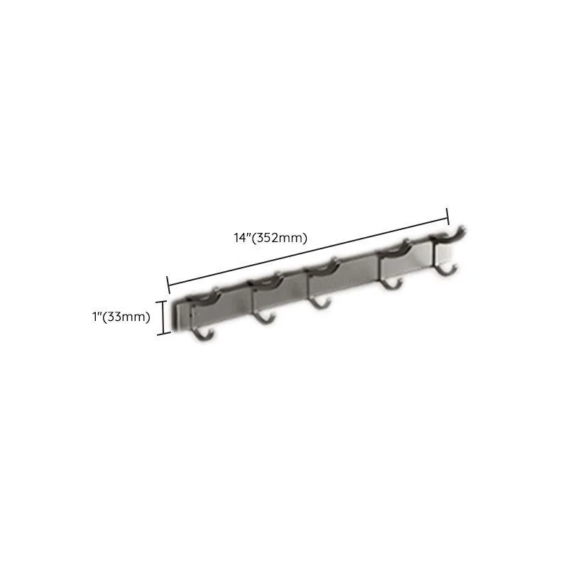 Modern Stainless Steel Bath Shelf Bathroom Accessory Kit Towel Bar Bathroom Set -Bathlova