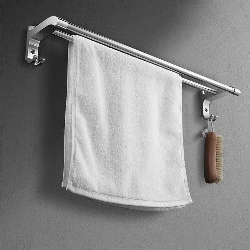 Modern Stainless Steel Bath Shelf Paper Holder Bath Hardware Set -Bathlova