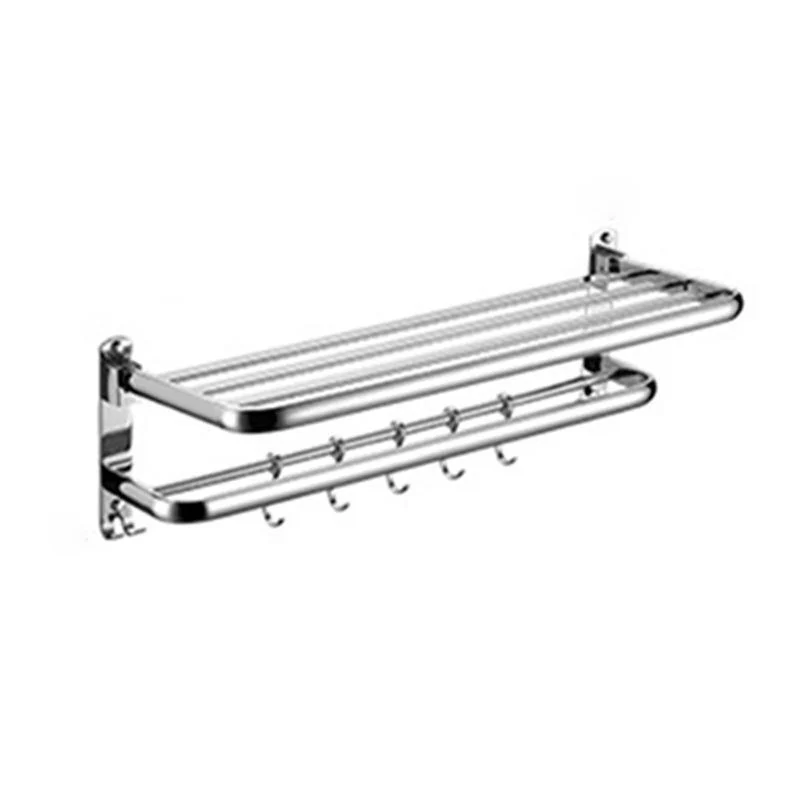 Modern Stainless Steel Bath Shelf Paper Holder Bathroom Accessory Kit -Bathlova