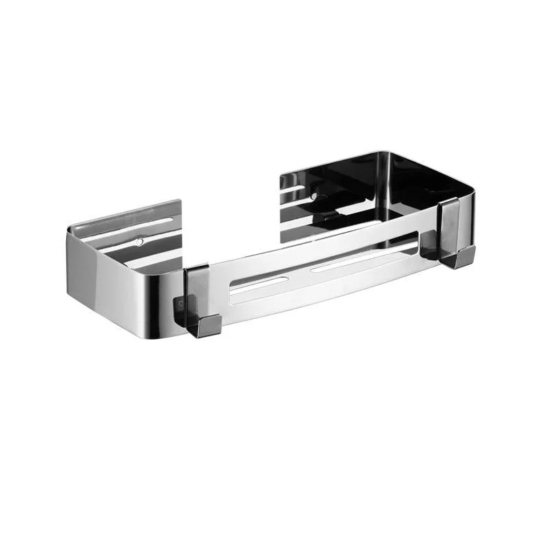 Modern Stainless Steel Bathroom Accessory Set Rectangular & Triangle Bath Shelf -Bathlova