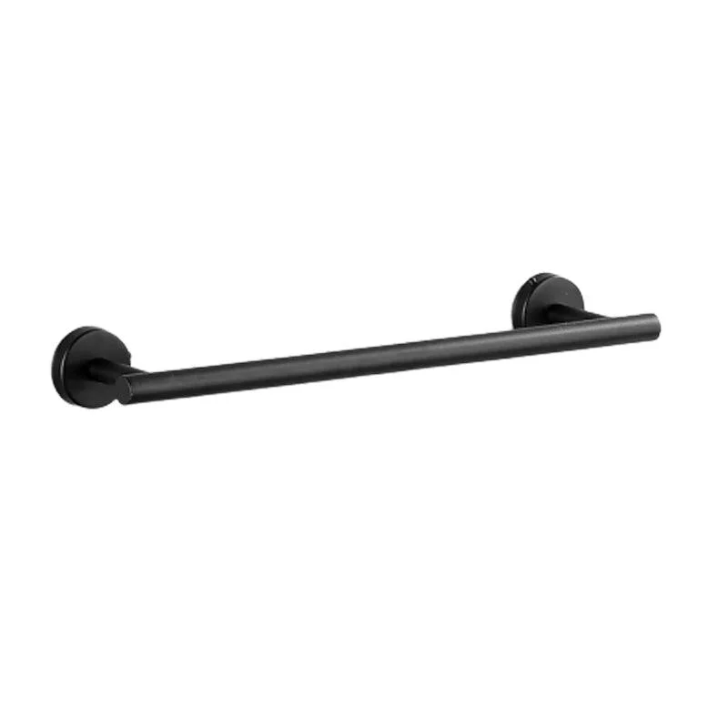 Modern Stainless Steel Bathroom Hardware Set Brushed Chrome Towel Bar/Ring & Robe Hooks -Bathlova