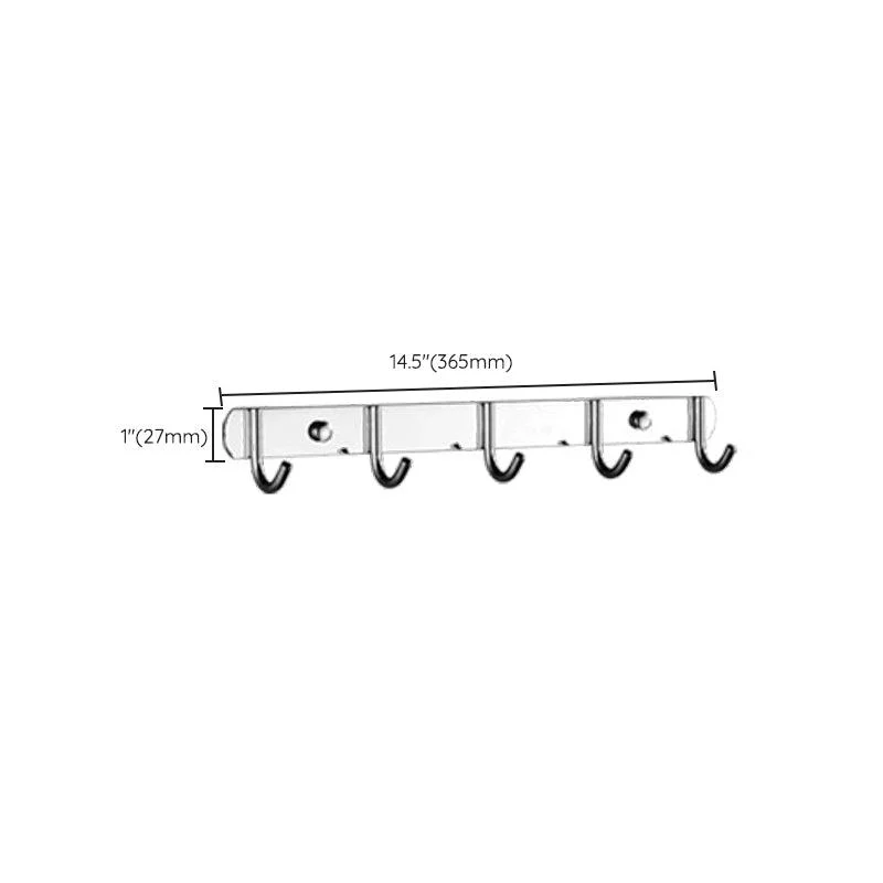 Modern Stainless Steel Bathroom Hardware Towel Bar Bathroom Set -Bathlova