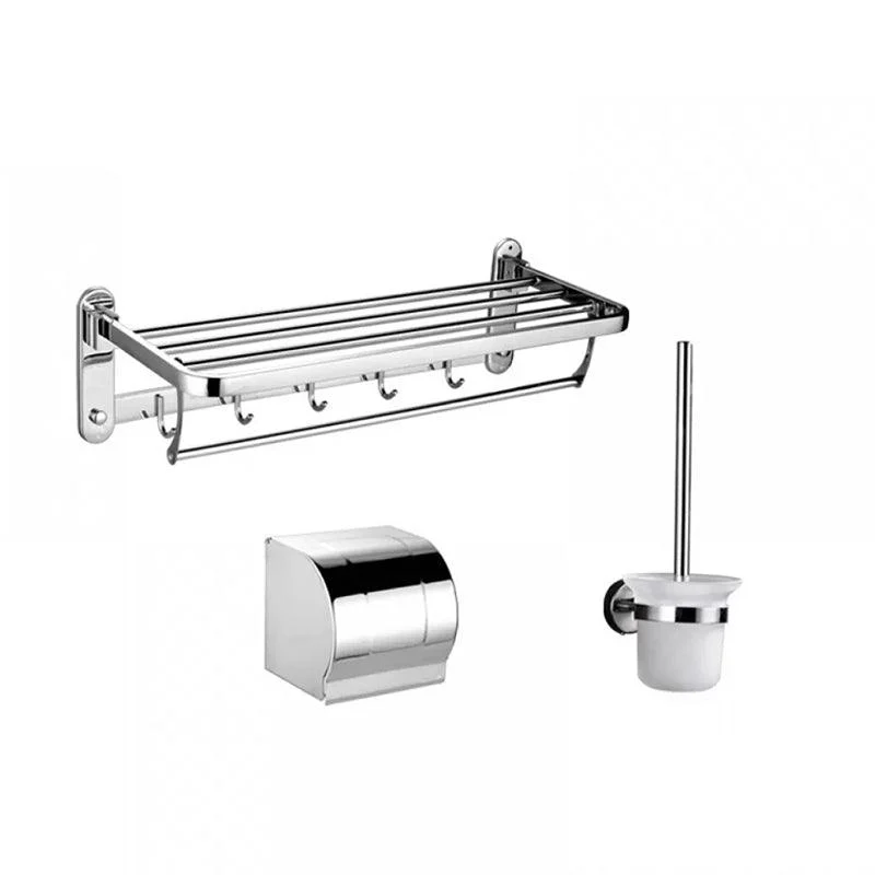 Modern Stainless Steel Bathroom Hardware Towel Bar Bathroom Set -Bathlova