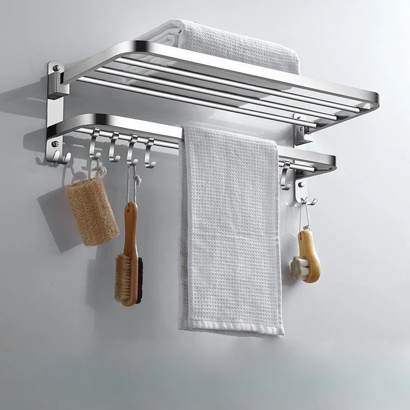 Modern Stainless Steel Bathroom Set Paper Holder Bath Shelf Bathroom Hardware -Bathlova