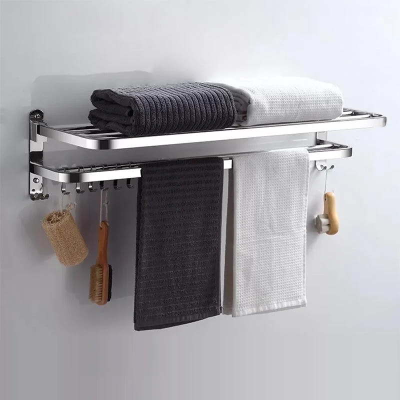 Modern Stainless Steel Bathroom Set Paper Holder Bath Shelf Bathroom Hardware -Bathlova