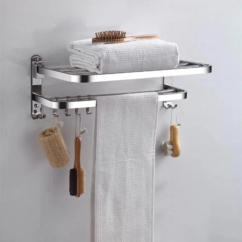 Modern Stainless Steel Bathroom Set Paper Holder Bath Shelf Bathroom Hardware -Bathlova