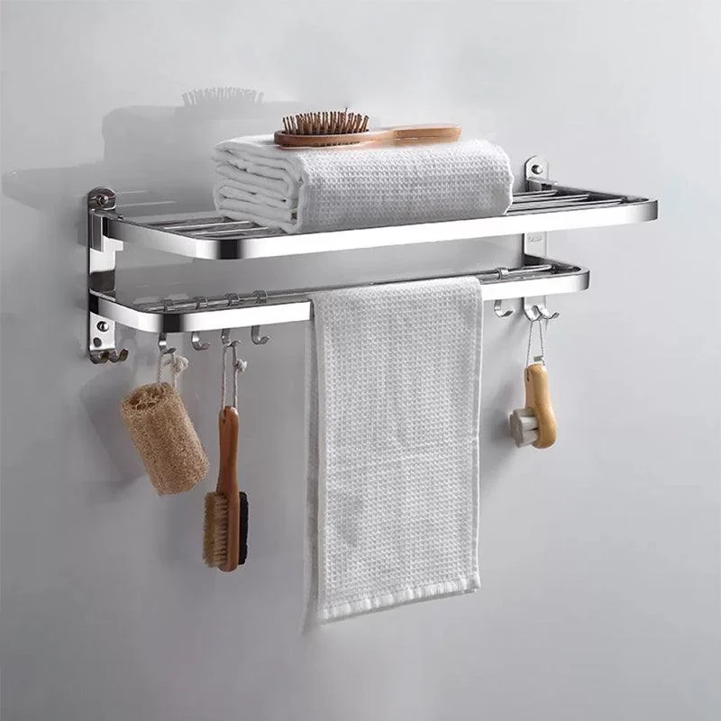 Modern Stainless Steel Bathroom Set Paper Holder Bath Shelf Bathroom Hardware -Bathlova