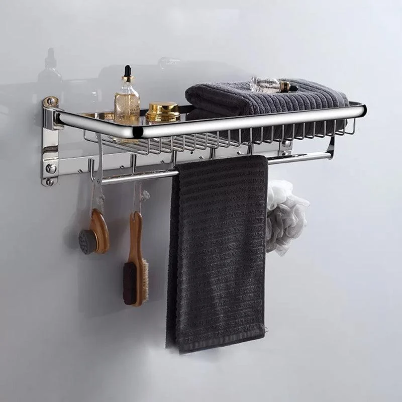 Modern Stainless Steel Bathroom Set Paper Holder Bath Shelf Bathroom Hardware -Bathlova