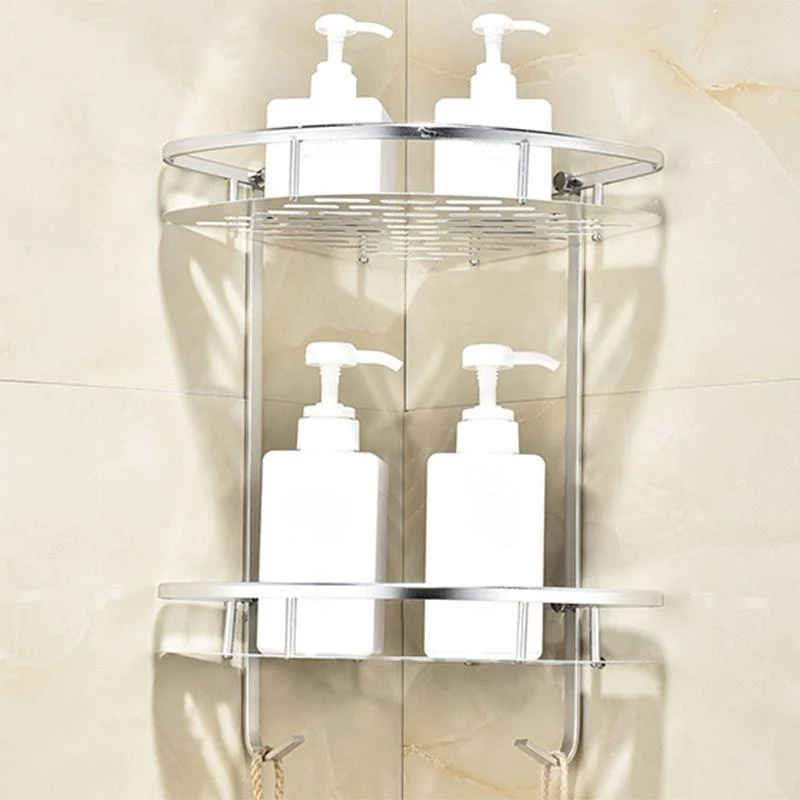 Modern Stainless Steel Paper Holder Bath Shelf Bathroom Accessory Kit -Bathlova