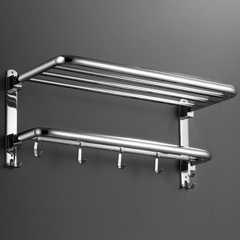 Modern Stainless Steel Towel Bar Bath Shelf Bathroom Accessory Set -Bathlova