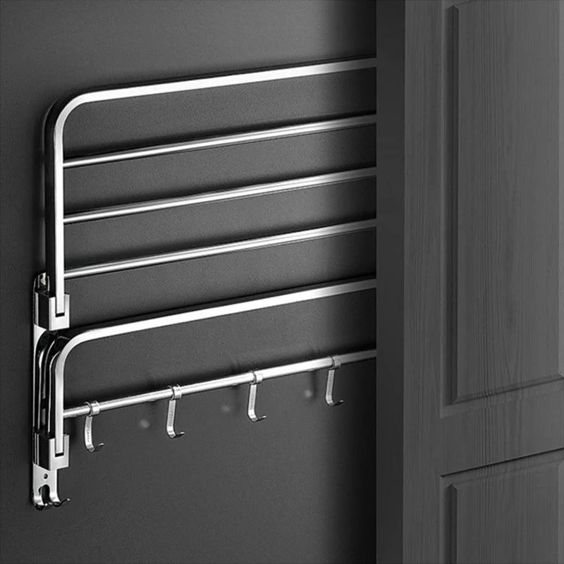 Modern Stainless Steel Towel Bar Bath Shelf Bathroom Accessory Set -Bathlova