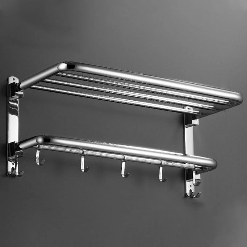 Modern Stainless Steel Towel Bar Bath Shelf Bathroom Accessory Set -Bathlova