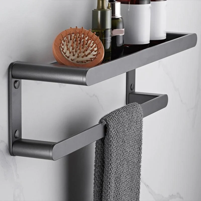 Modern Stainless Steel Towel Ring Bathroom Set Bath Shelf Bath Hardware Set -Bathlova