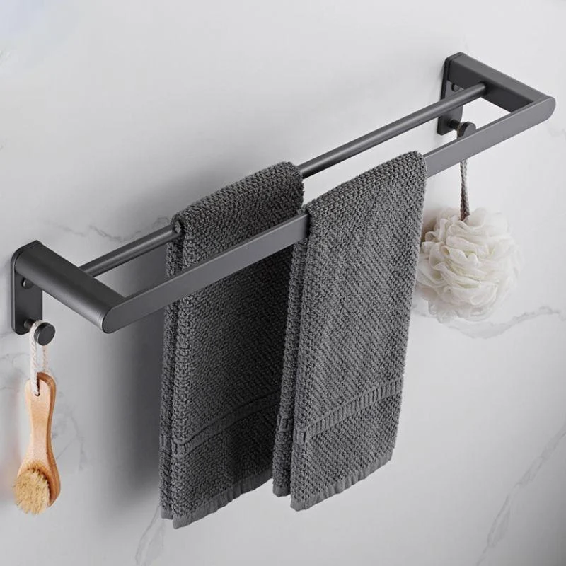 Modern Stainless Steel Towel Ring Bathroom Set Bath Shelf Bath Hardware Set -Bathlova