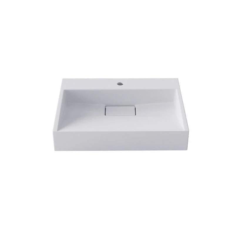 Modern Stone Bathroom Sink Square No Craftsmanship Bathroom Sink -Bathlova