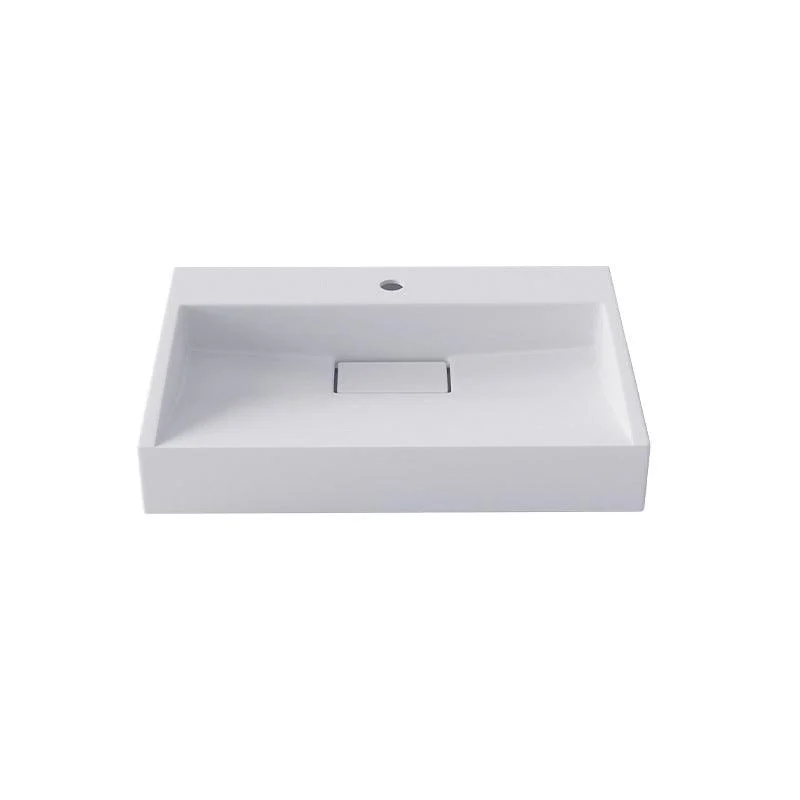 Modern Stone Bathroom Sink Square No Craftsmanship Bathroom Sink -Bathlova