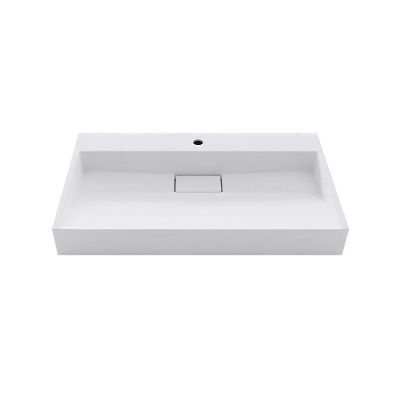 Modern Stone Bathroom Sink Square No Craftsmanship Bathroom Sink -Bathlova