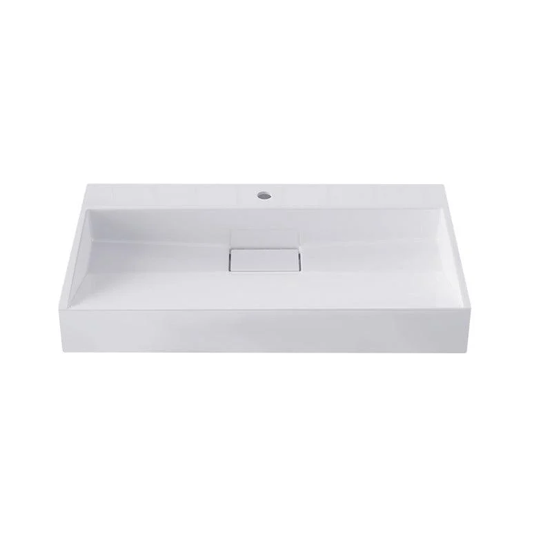 Modern Stone Bathroom Sink Square No Craftsmanship Bathroom Sink -Bathlova