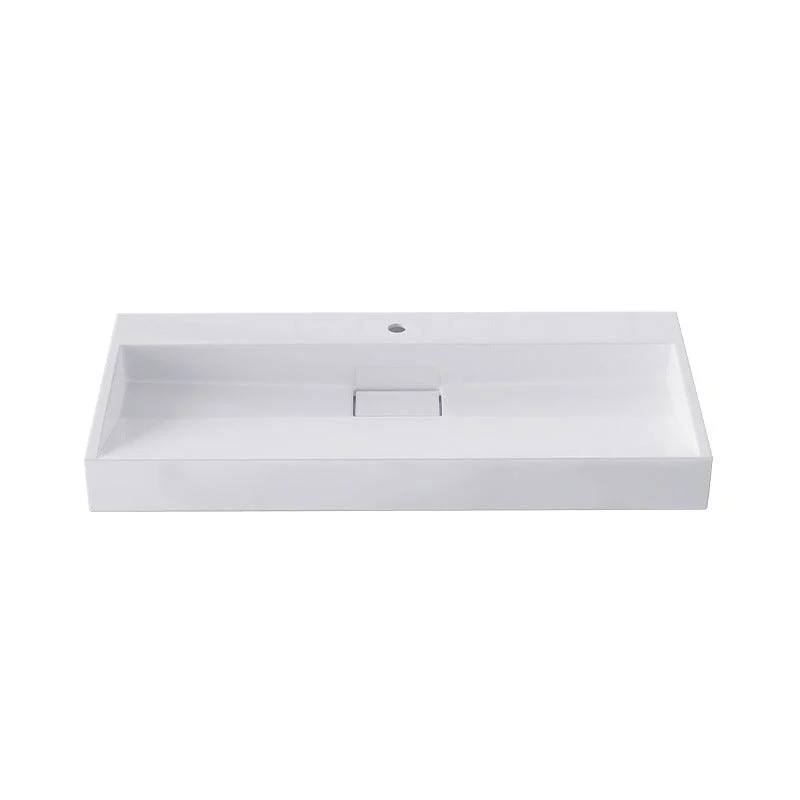 Modern Stone Bathroom Sink Square No Craftsmanship Bathroom Sink -Bathlova