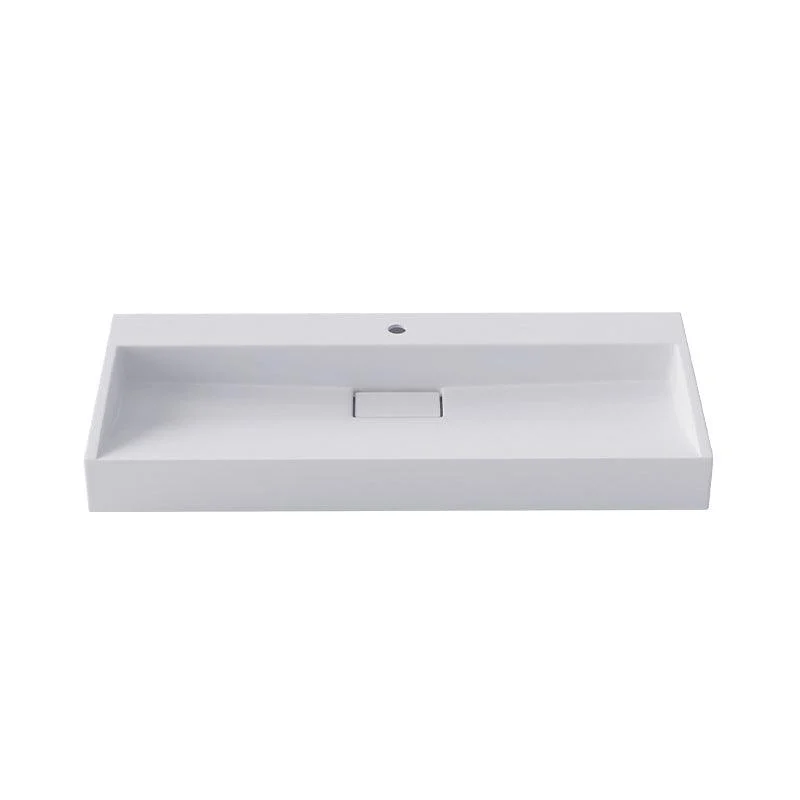 Modern Stone Bathroom Sink Square No Craftsmanship Bathroom Sink -Bathlova