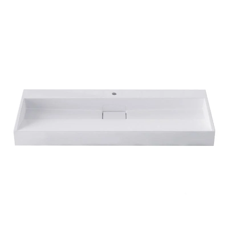 Modern Stone Bathroom Sink Square No Craftsmanship Bathroom Sink -Bathlova