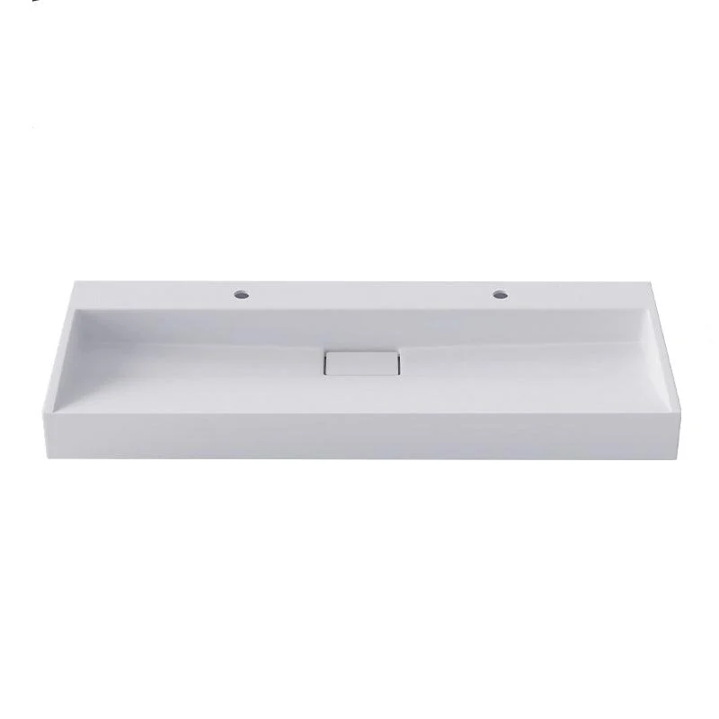 Modern Stone Bathroom Sink Square No Craftsmanship Bathroom Sink -Bathlova