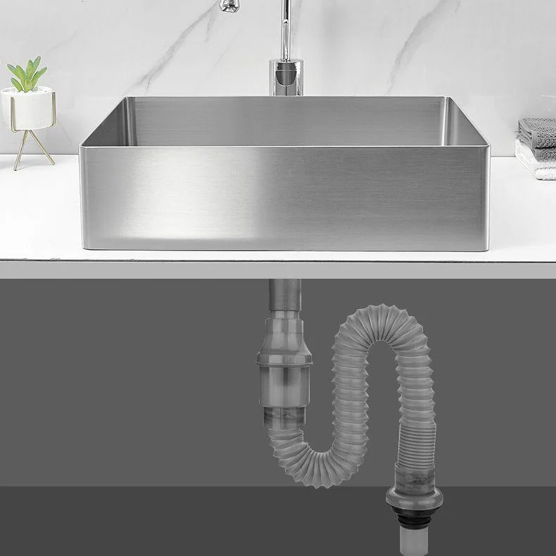 Modern Style Bathroom Sink Stainless Steel Noise-cancelling Design Bathroom Sink -Bathlova