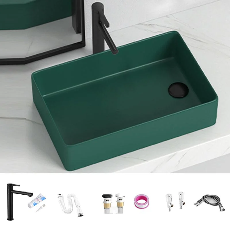 Modern Style Bathroom Sink Stainless Steel Rectangle Bathroom Sink -Bathlova