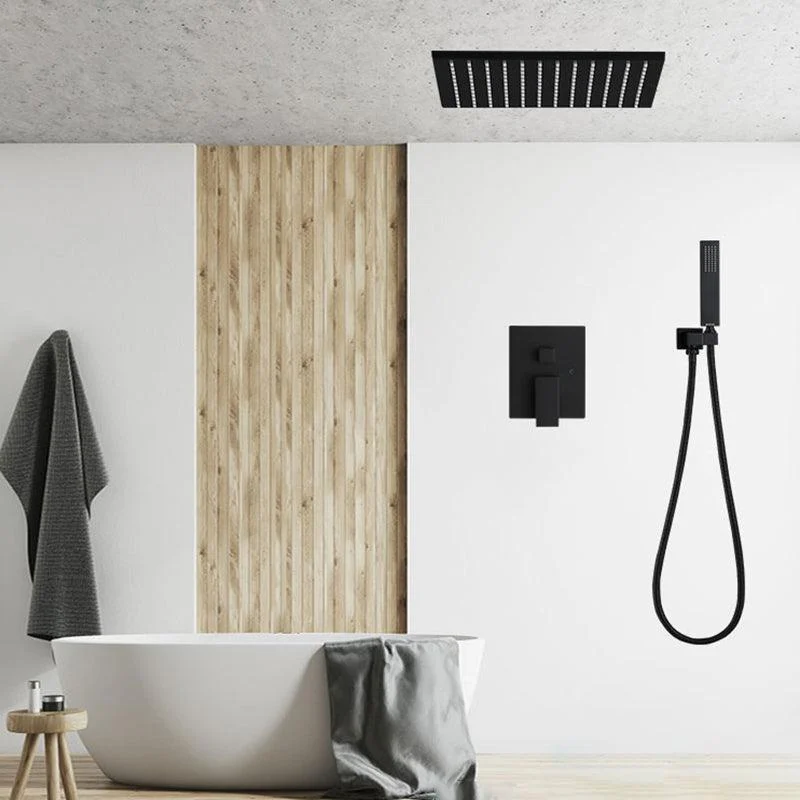 Modern Style Copper Shower System Spot Resist Ceiling Mounted Shower System -Bathlova