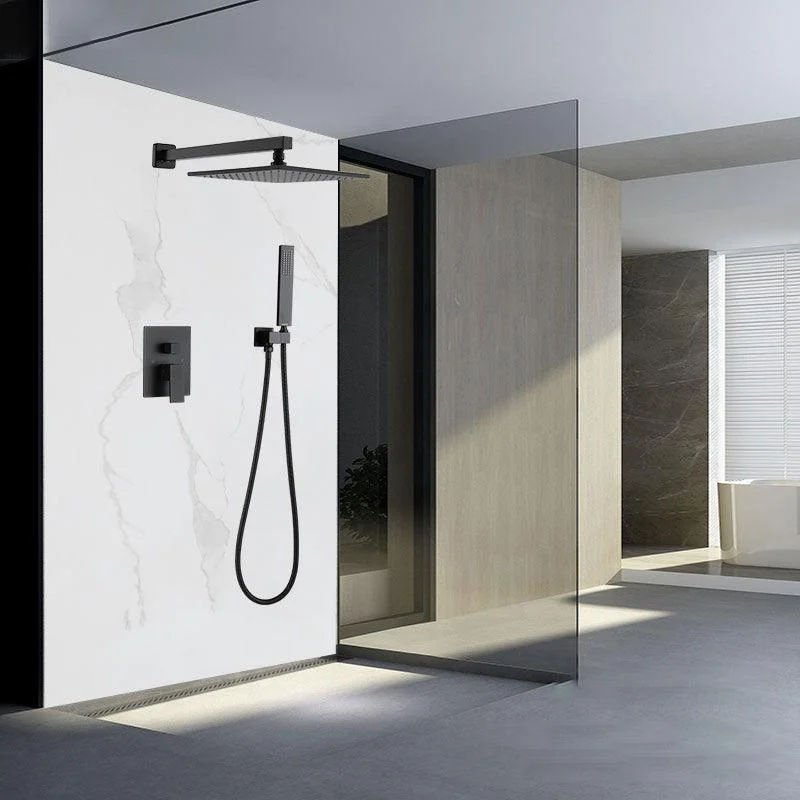 Modern Style Copper Shower System Spot Resist Ceiling Mounted Shower System -Bathlova