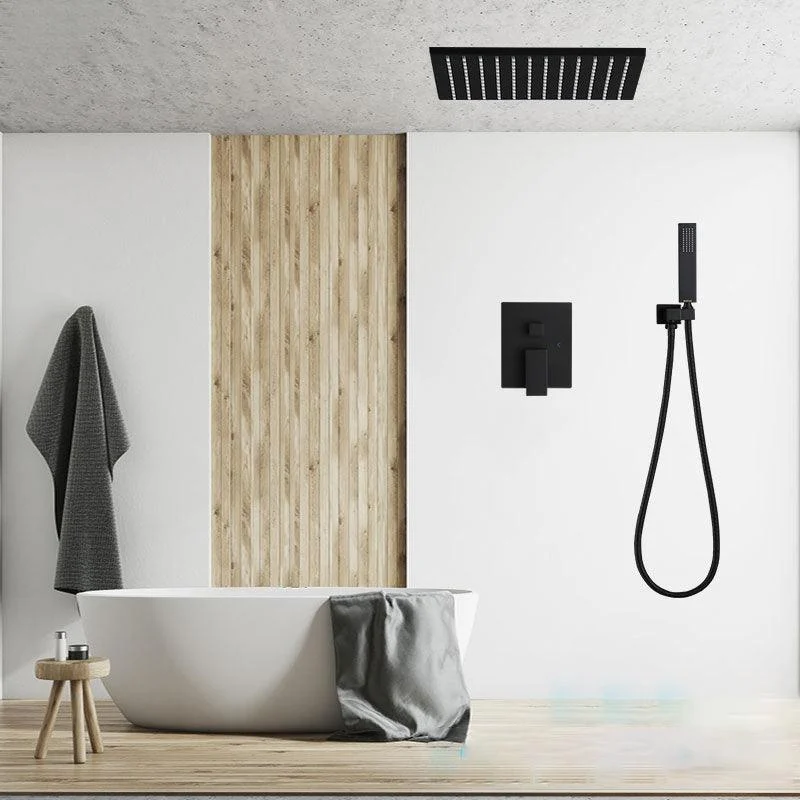 Modern Style Copper Shower System Spot Resist Ceiling Mounted Shower System -Bathlova