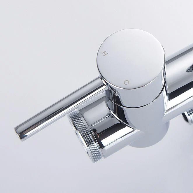 Modern Style Freestanding Bathtub Tap Brass Floor Mounted Freestanding Tap -Bathlova