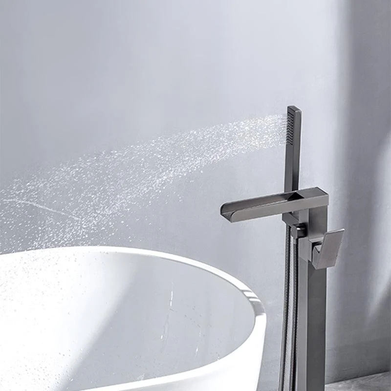 Modern Style Freestanding Tap Floor Mounted Bathroom Tap -Bathlova