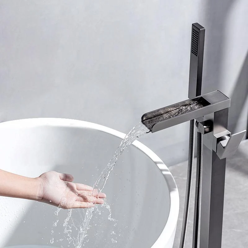 Modern Style Freestanding Tap Floor Mounted Bathroom Tap -Bathlova