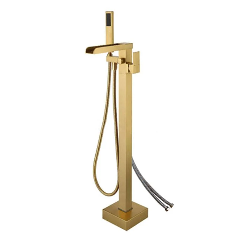 Modern Style Freestanding Tap Floor Mounted Bathroom Tap -Bathlova