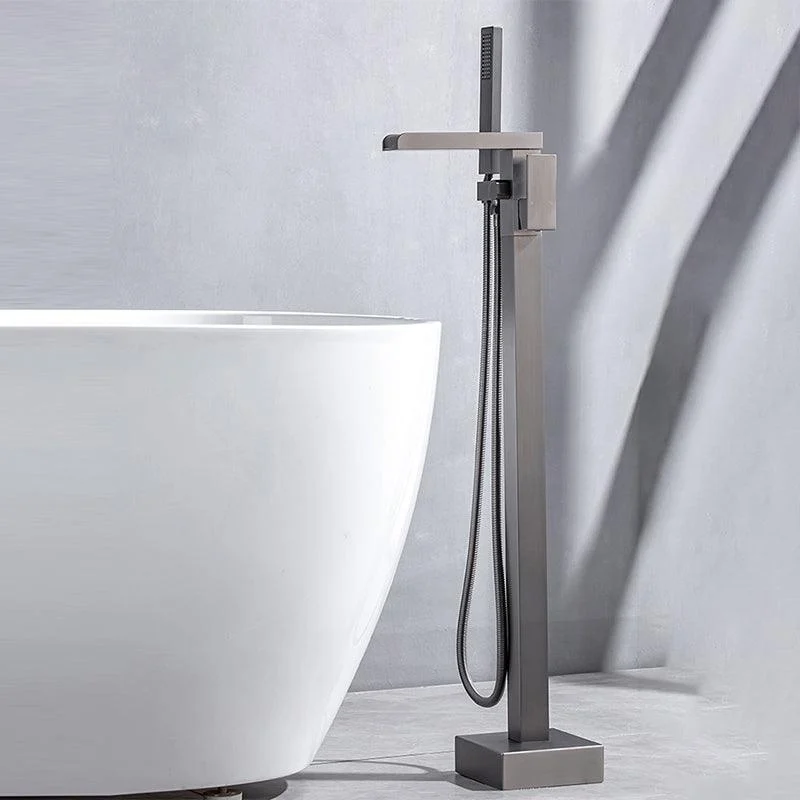 Modern Style Freestanding Tap Floor Mounted Bathroom Tap -Bathlova