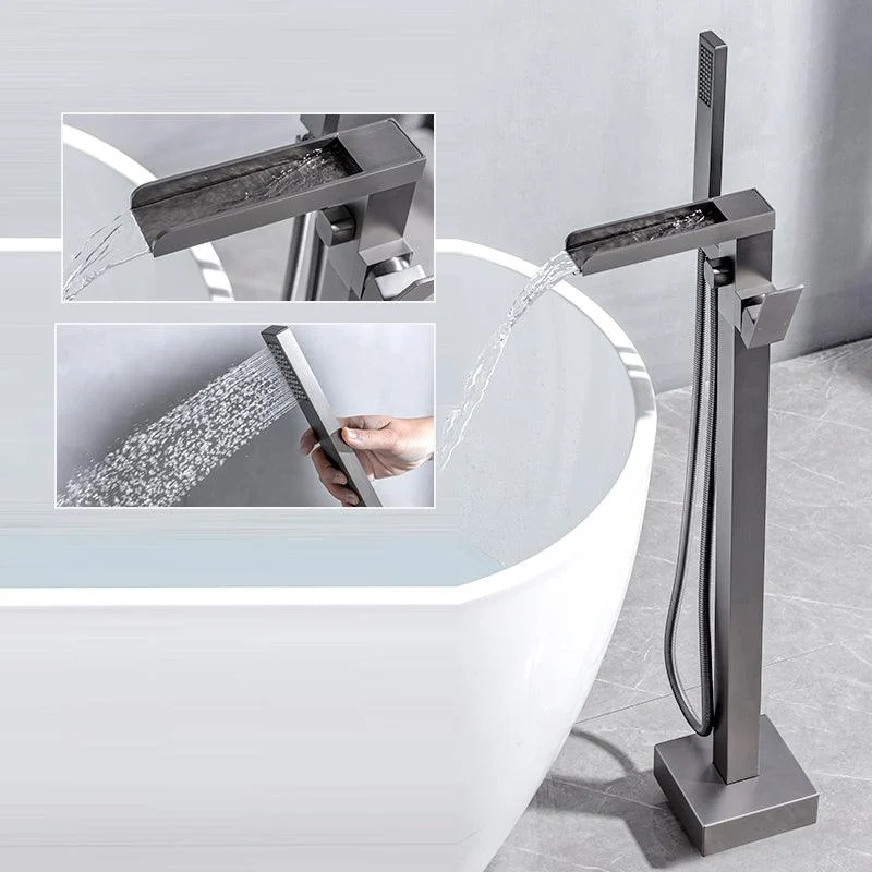 Modern Style Freestanding Tap Floor Mounted Bathroom Tap -Bathlova