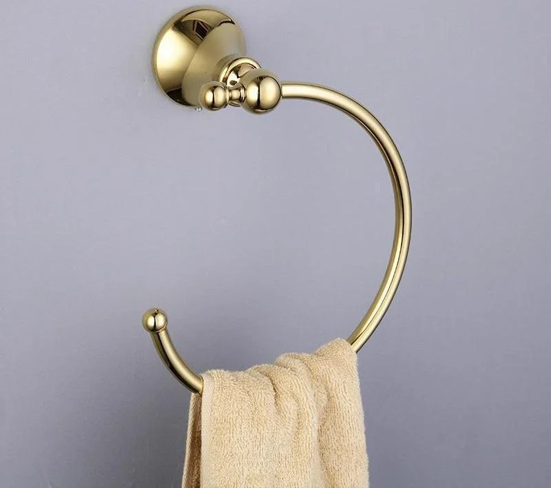 Modern Style Half Ring Towel Holder -Bathlova