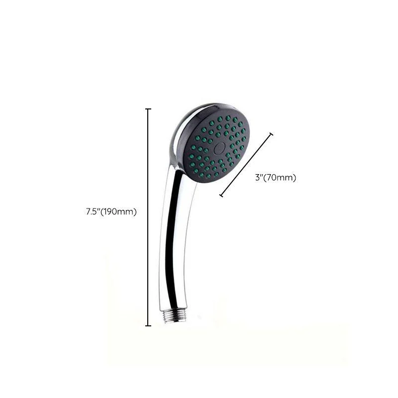 Modern Style Handheld Shower Head Bathroom Metal Round Shower Head -Bathlova